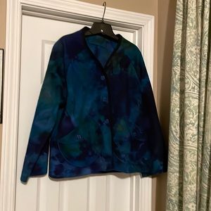 Custom tie dye coat size 16